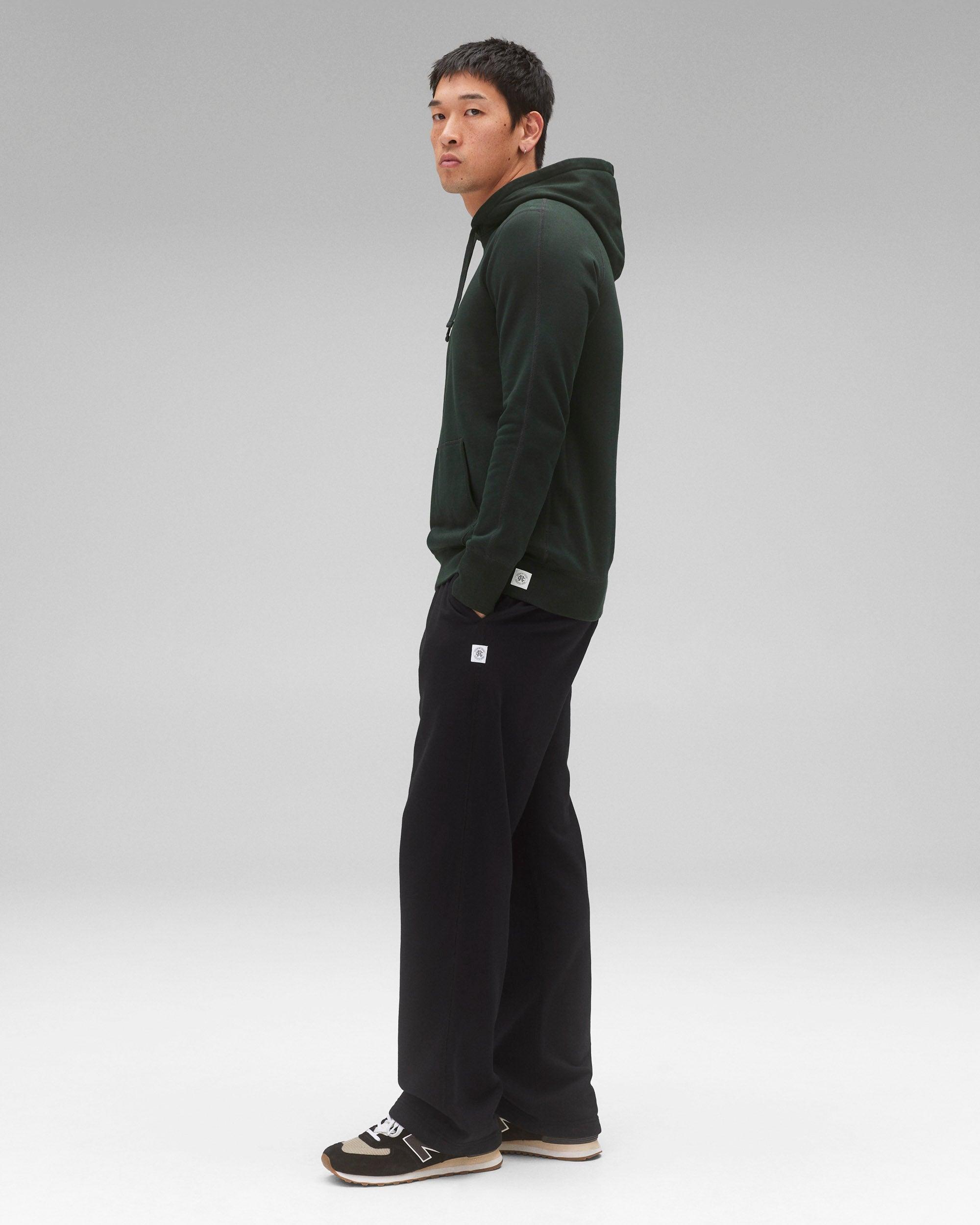 Midweight Terry Slim Hoodie Male Product Image