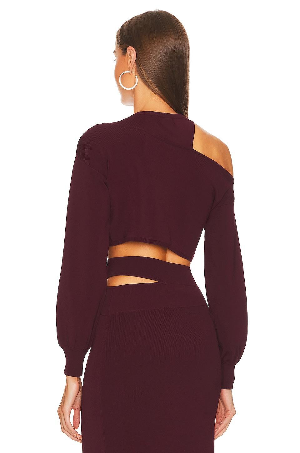 x REVOLVE Asym Cut Out Dolman Sweater Product Image