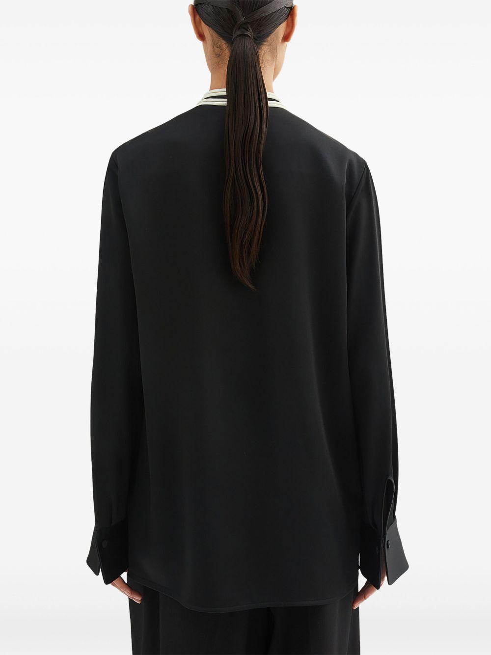 contrast-bib shirt Product Image
