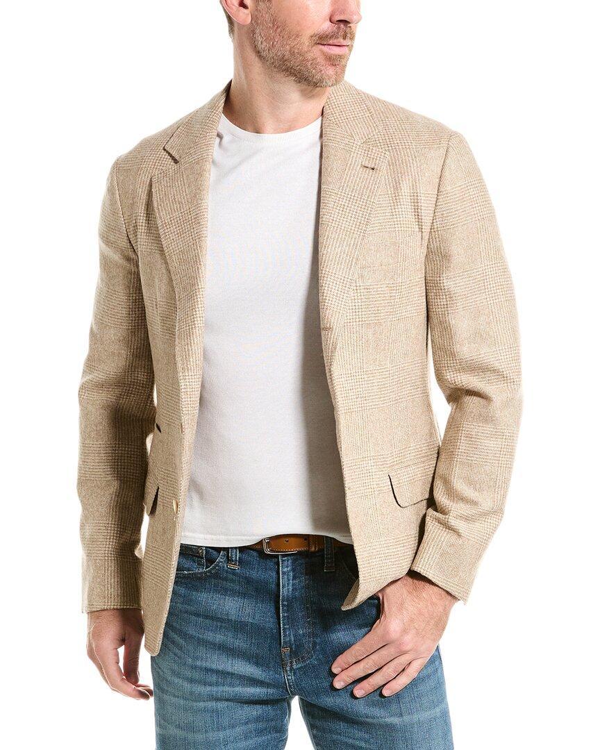 BRUNELLO CUCINELLI Alpaca & Wool-blend Jacket In Multi Product Image