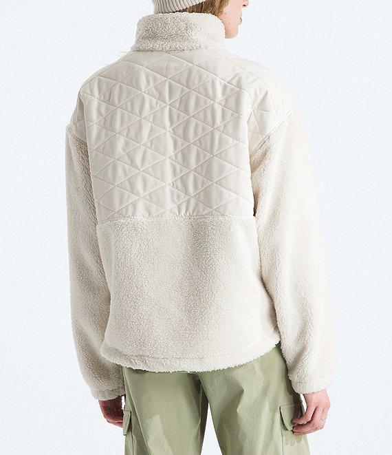 The North Face Cabin Fleece Knit Dropped Shoulder Full Zip Jacket Product Image