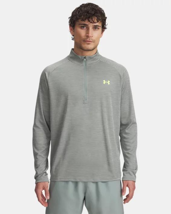 Men's Under Armour Tech 2.0 Half-Zip Top, Size: XL, Silica Green Product Image