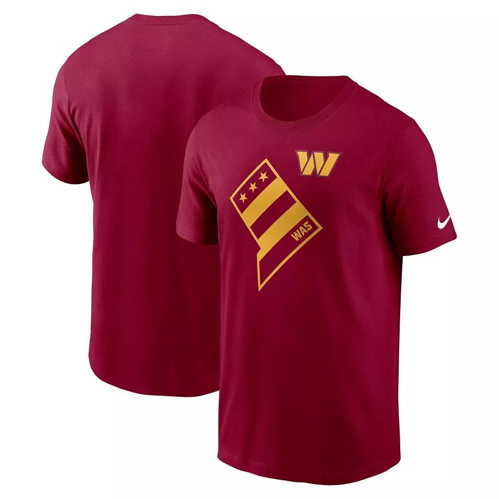 Men's Nike Burgundy Washington Commanders Local Essential T-Shirt, Size: Large, Wft Med Re Product Image