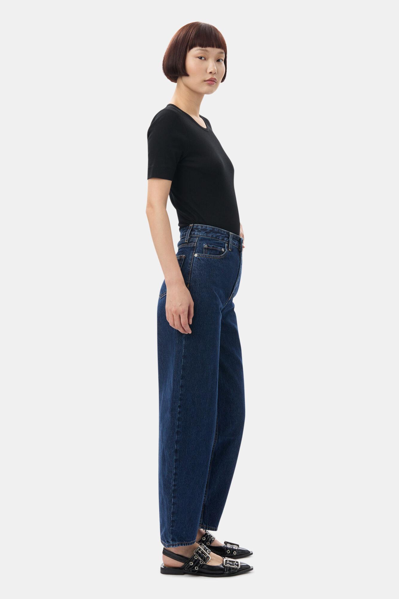 Dark Blue Stary Jeans Product Image