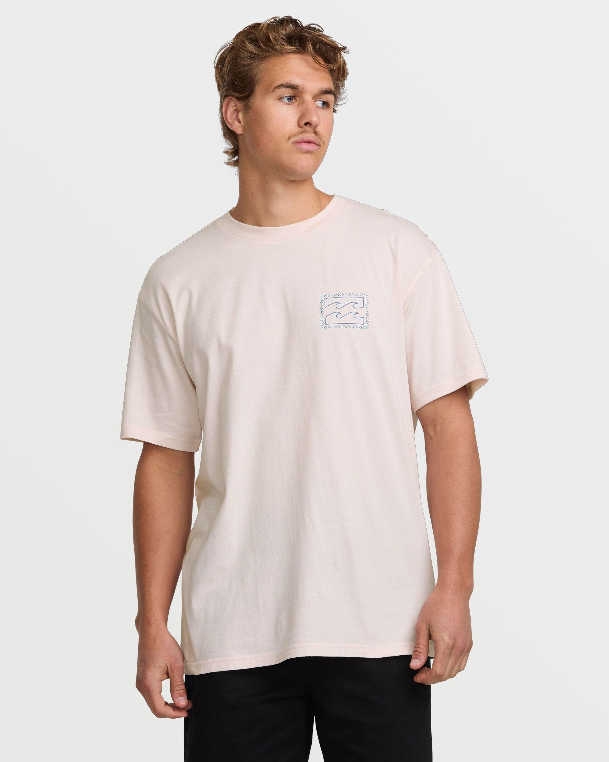 Crayon Wave Premium Tee - Light Pink Male Product Image
