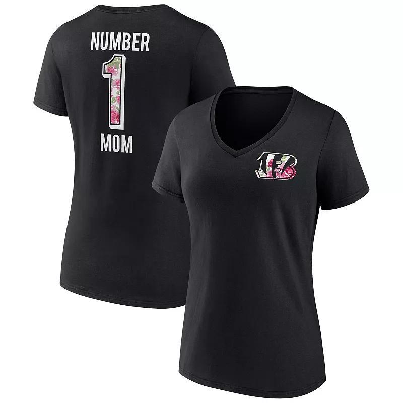 Women's Fanatics Branded Cardinal Arizona Cardinals Team Mother's Day V-Neck T-Shirt, Size: Large, Red Product Image