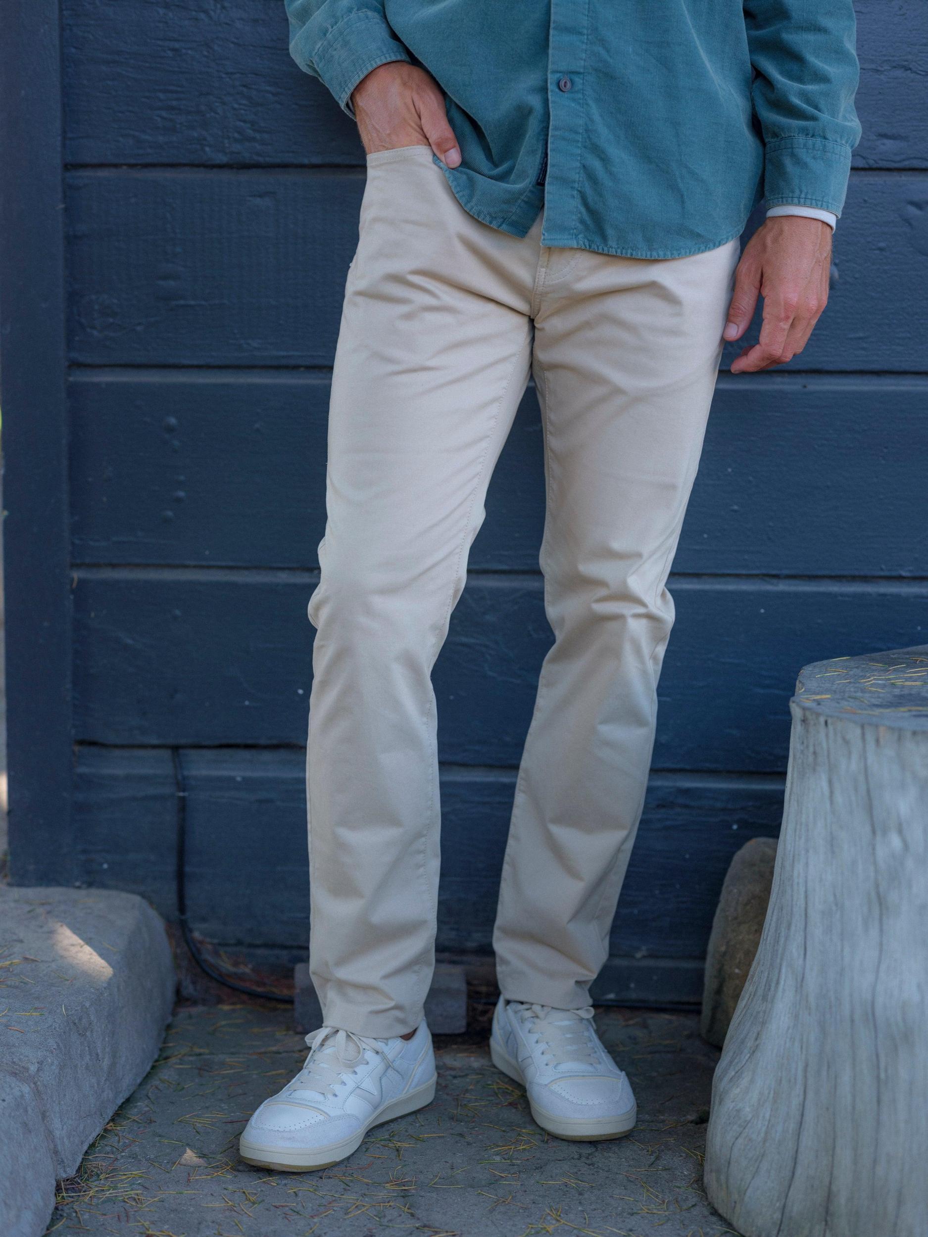 Hybrid Stretch 5 Pocket - Pebble Product Image