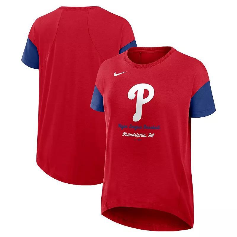 Texas Rangers Flowy Womenâs Nike Women's Dri-FIT MLB T-Shirt Product Image