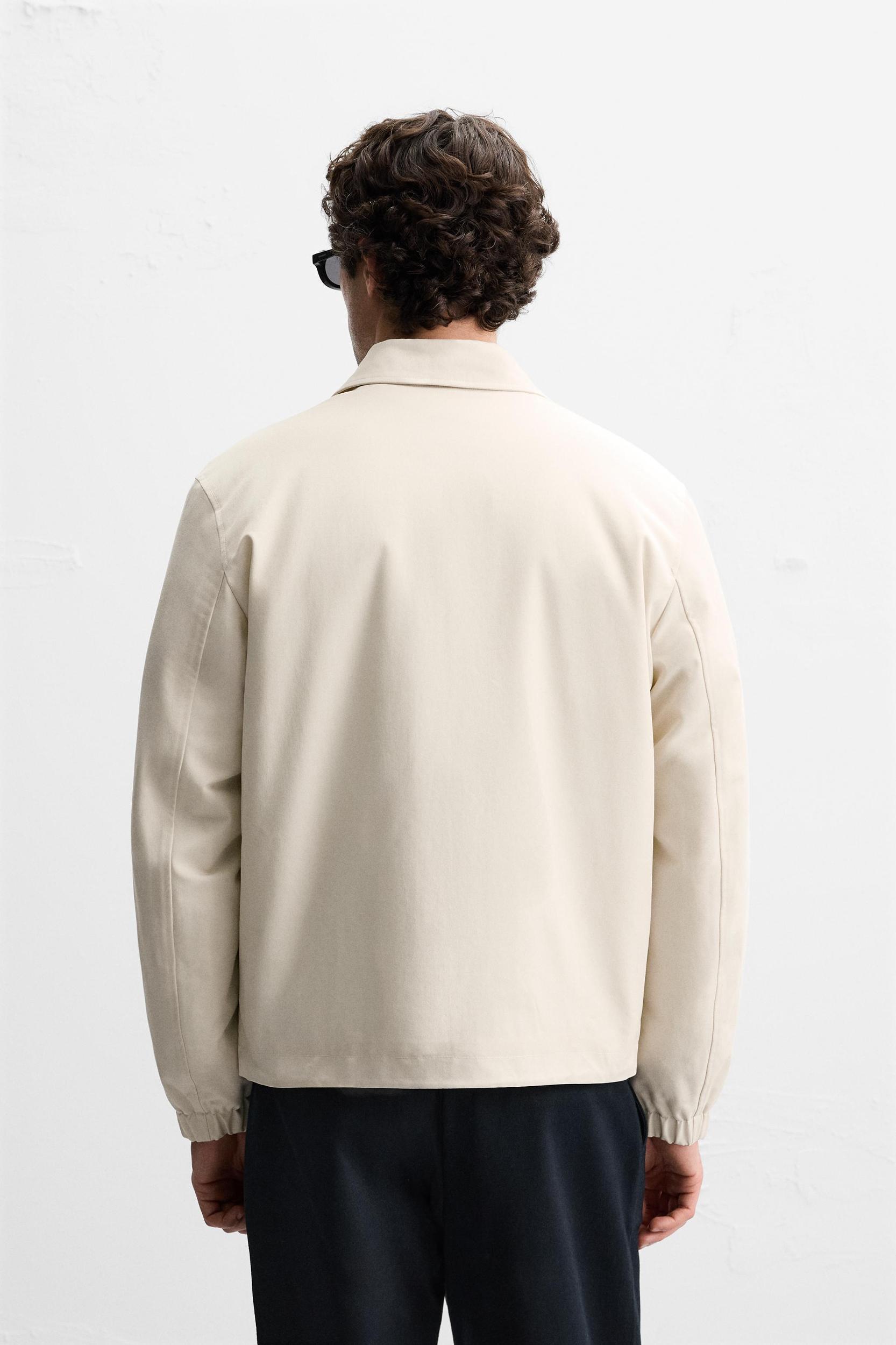 TEXTURED WEAVE OVERSHIRT Product Image