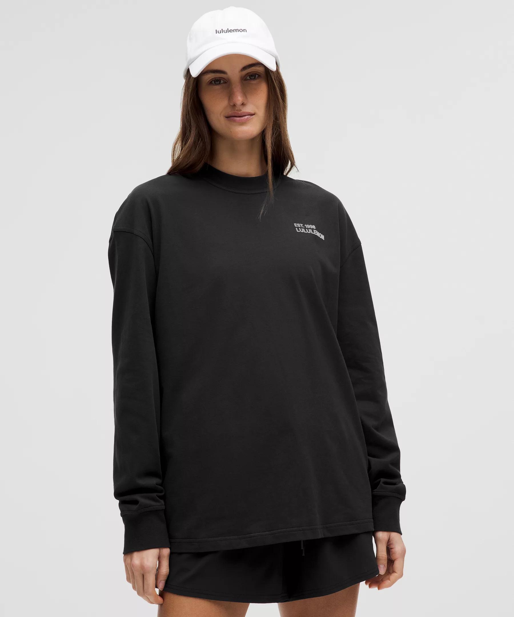 Heavyweight Cotton Crewneck Long-Sleeve Shirt Product Image