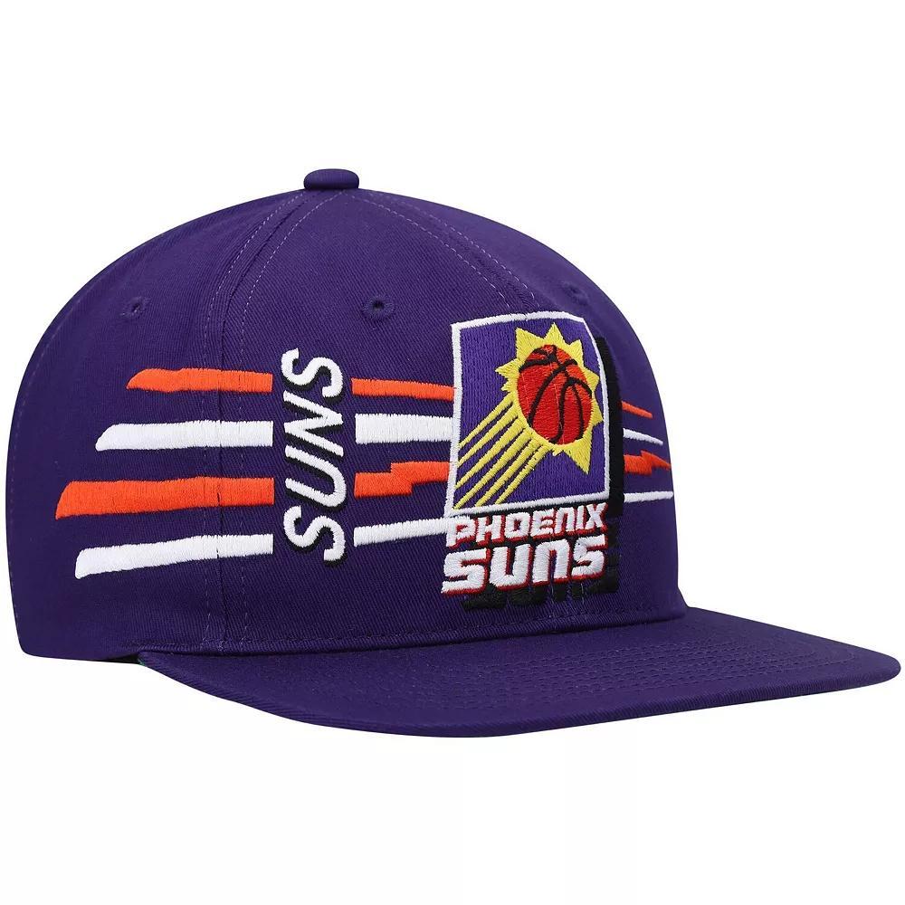 Men's Mitchell & Ness Purple Phoenix Suns Hardwood Classics Retro Bolt Deadstock Snapback Hat, Phx Purple Product Image