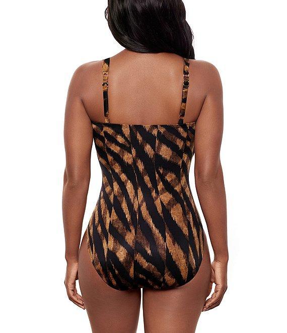 Miraclesuit Raya De Safari Europa Asymmetrical Halter Underwire One Piece Swimsuit Product Image
