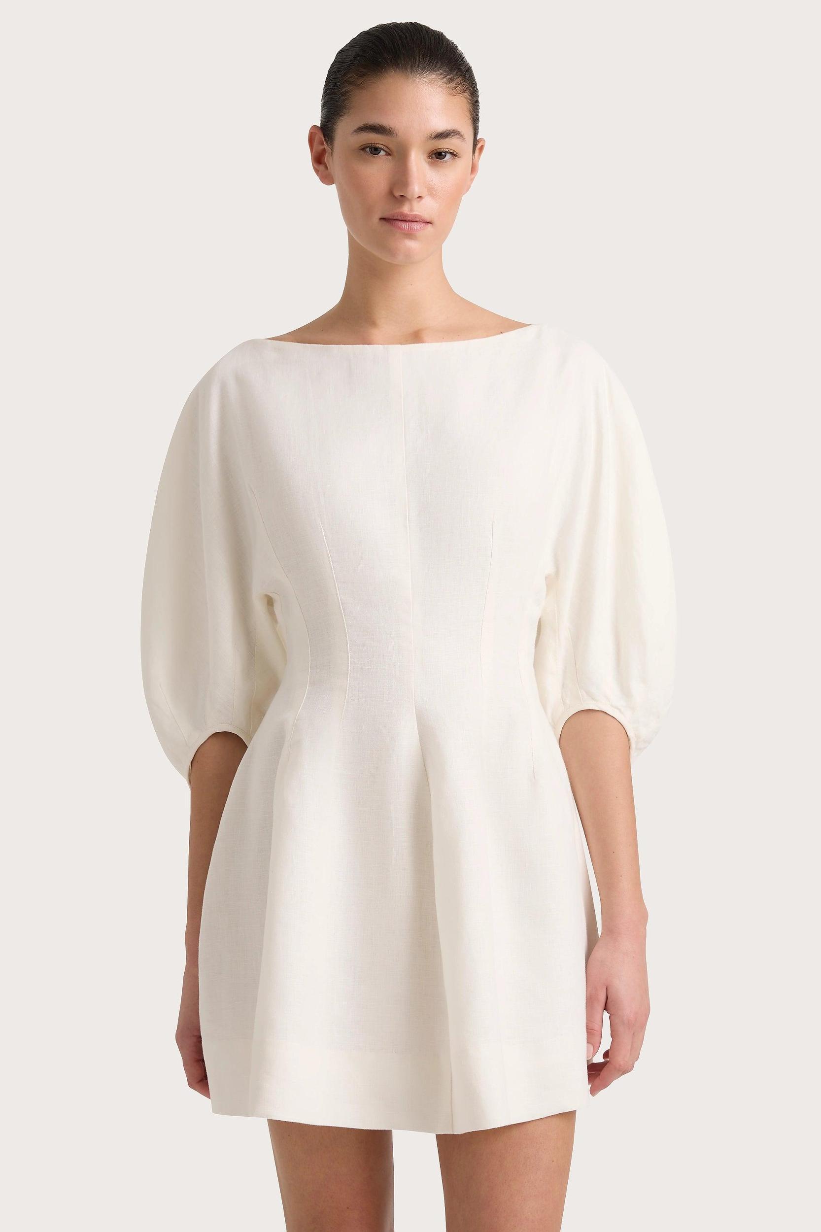 Lowen Mini Dress White Product Image