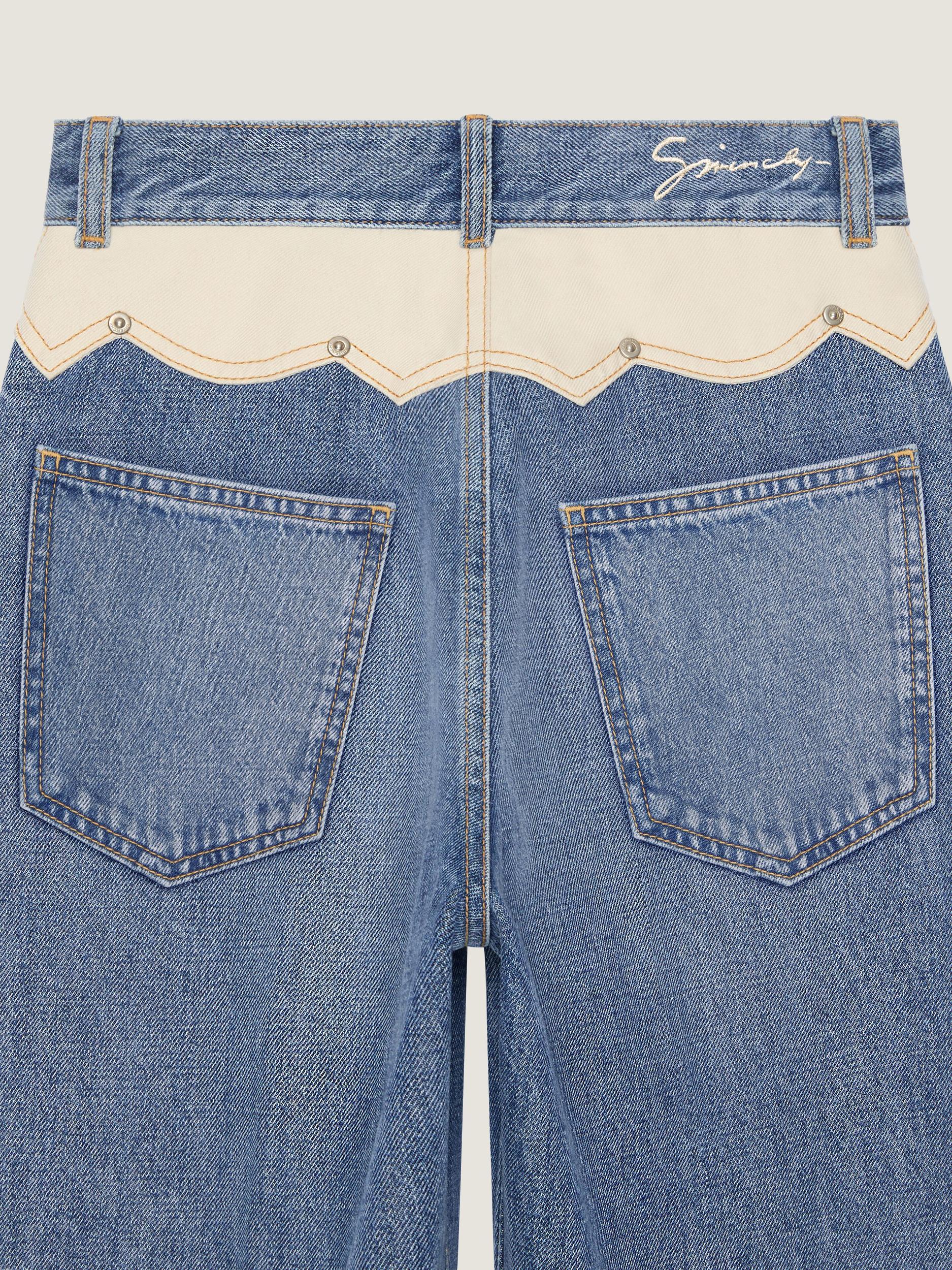 Slim fit jeans in denim with yoke Product Image