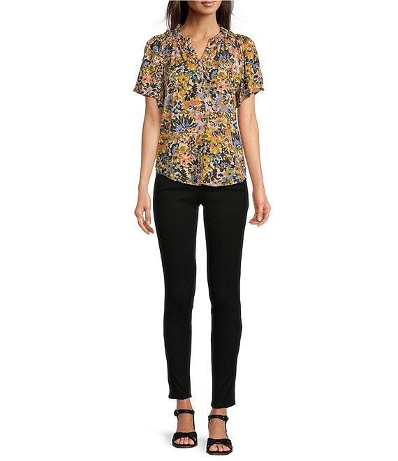 Democracy #double;Ab#double;solution® Skinny Leg Mid Rise Denim Ankle Jeggings Product Image