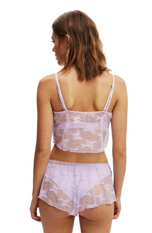 COTTON ON BODY Women's Airlie Lace Shortie in Lavender at Nordstrom, Size Small Product Image