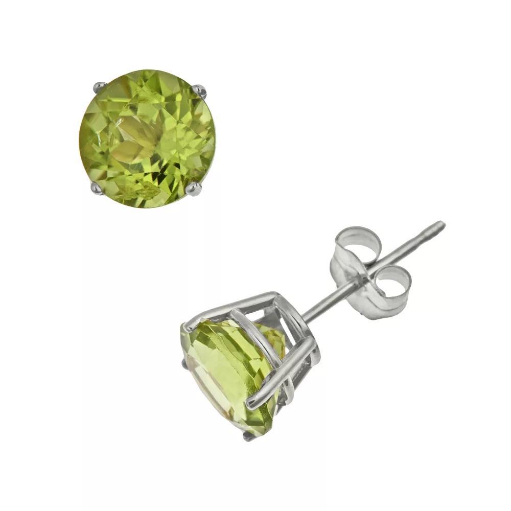 Celebration Gems Sterling Silver African Amethyst Stud Earrings, Women's, Purple Product Image