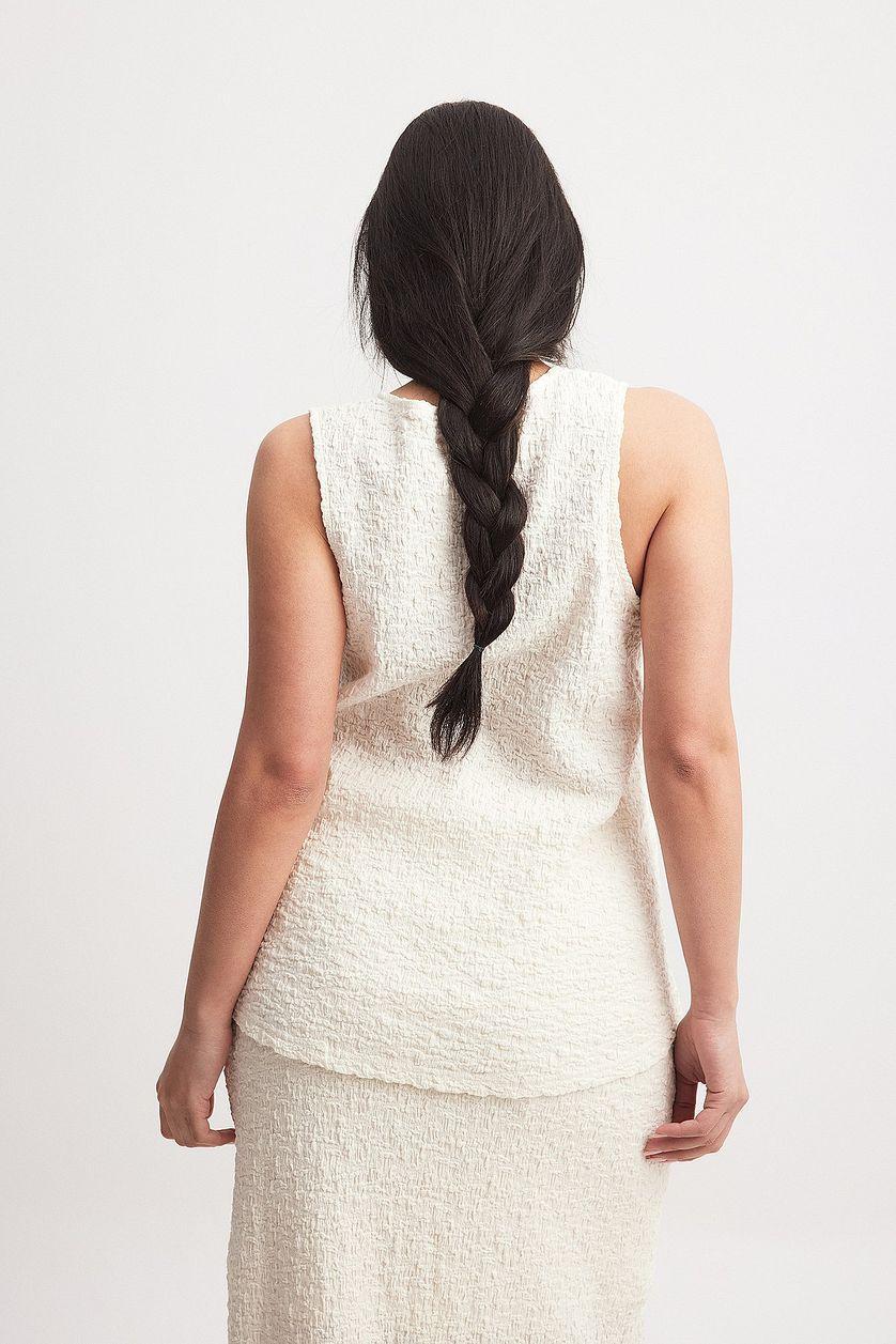 Structured Sleeveless Top Product Image