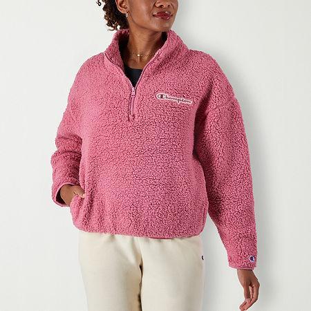 Champion Sherpa 1/4 Zip (Natural) Women's Clothing Product Image