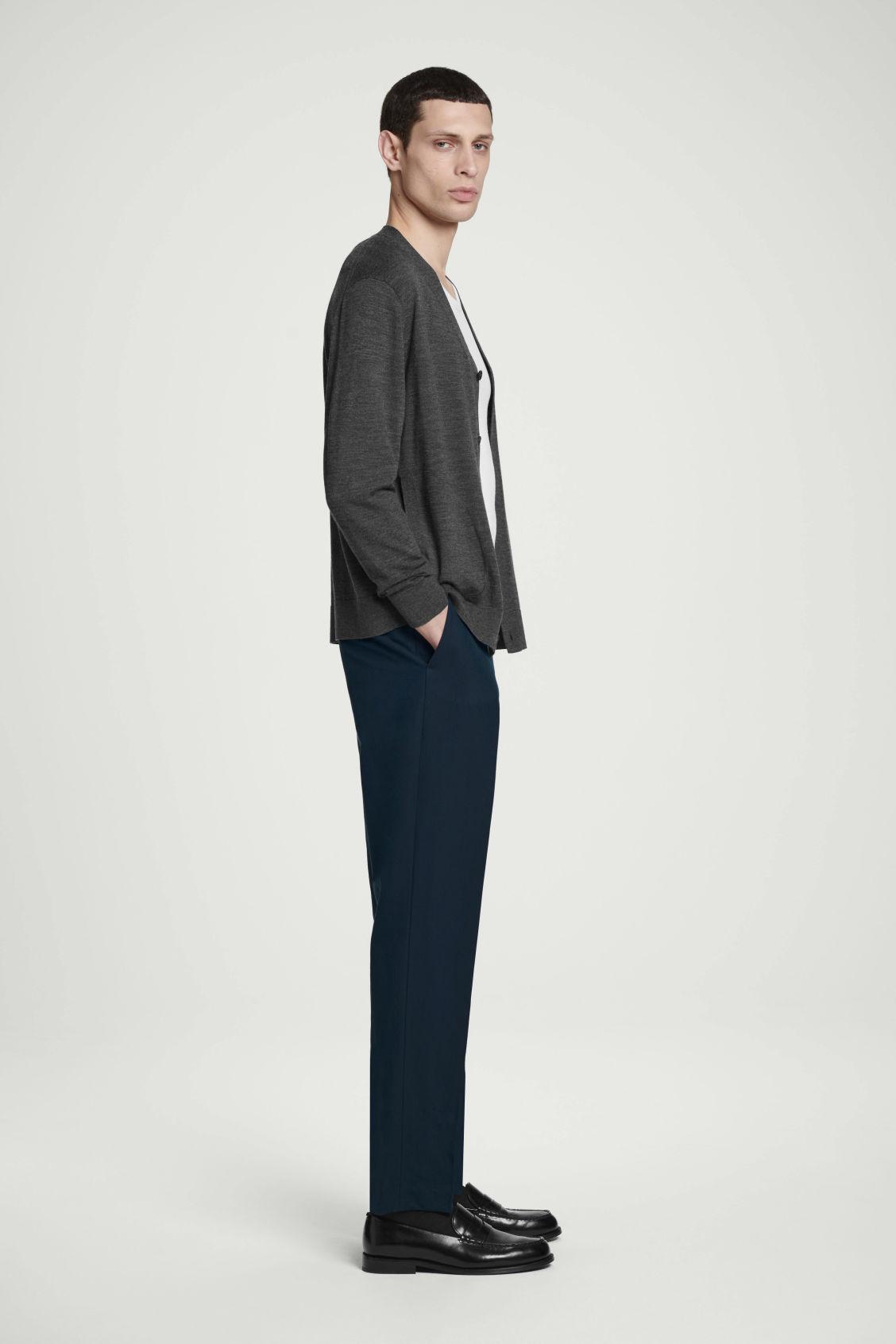 TAILORED STRAIGHT-LEG PANTS Product Image