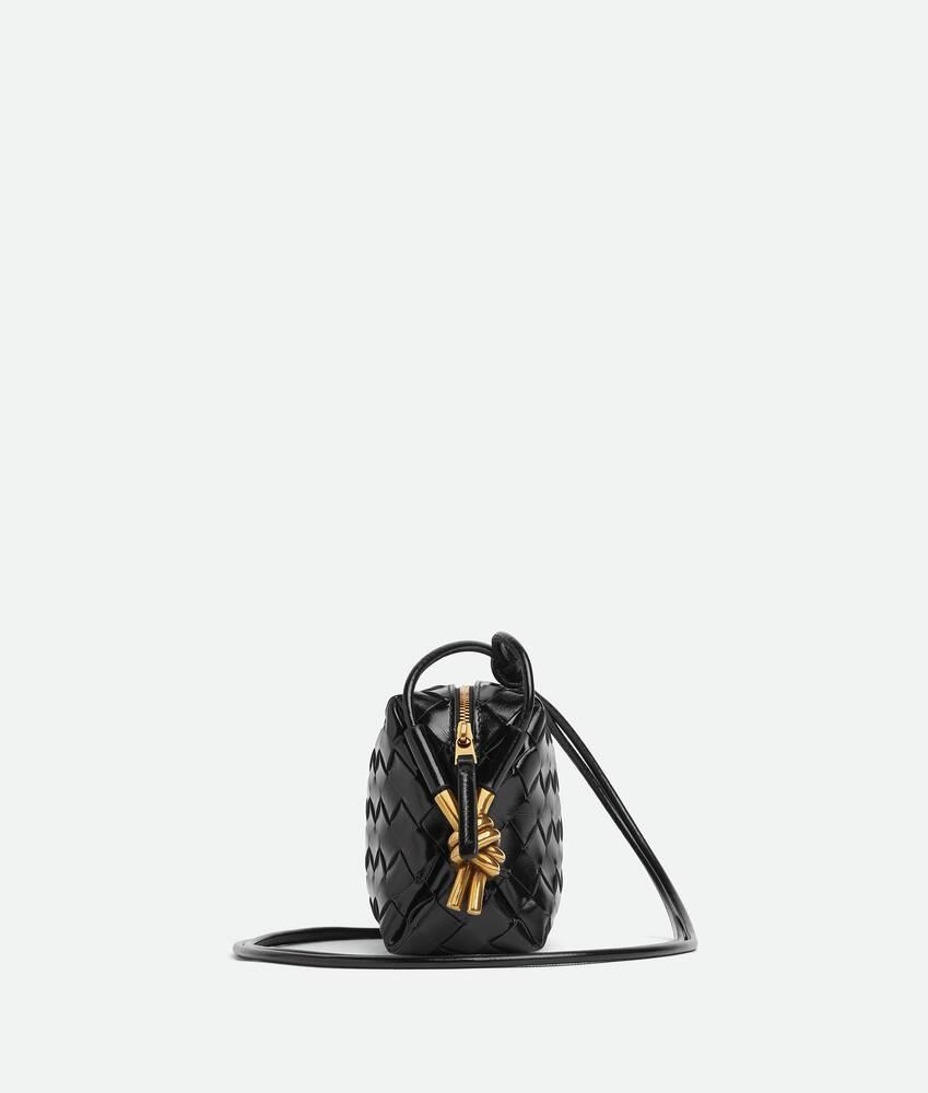 Women's Mini Loop Metal Knots in Black Product Image