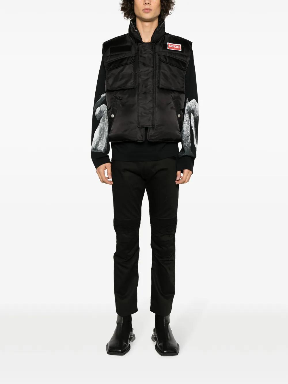 JUNYA WATANABE Wool Cropped Trousers In Black Product Image