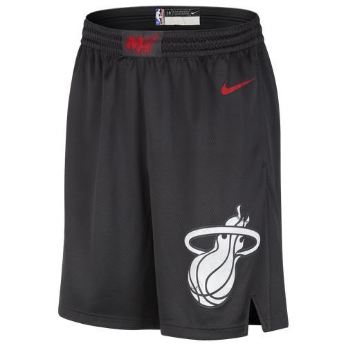 Mens Nike Black Miami Heat 2023/24 City Edition Swingman Shorts Product Image