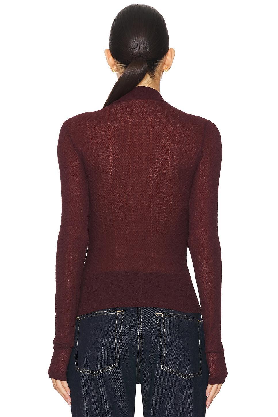 Mixed Mesh Turtleneck FRAME Product Image