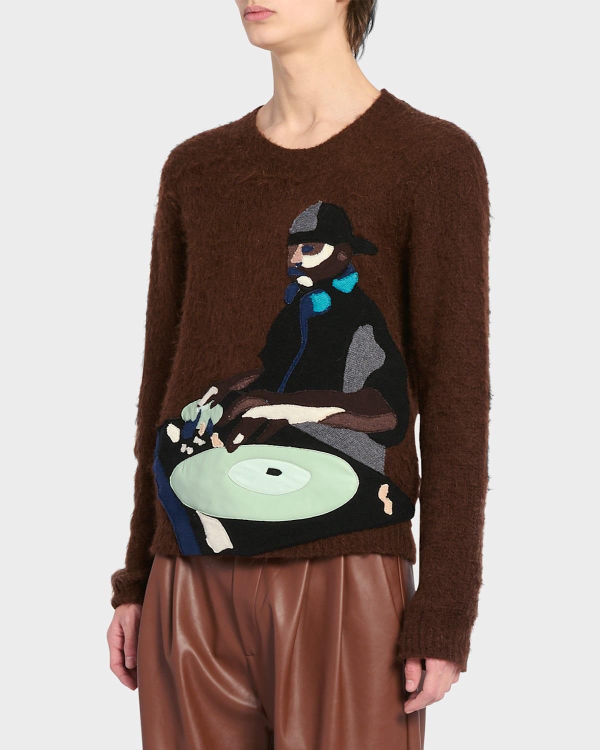 Men's Fuzzy Turn Table Sweater Product Image