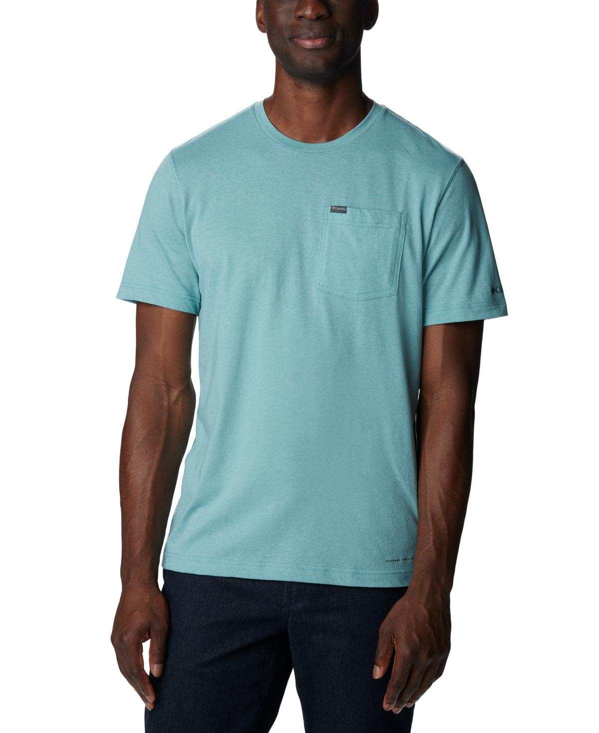 Men's Columbia Thistletown Hills™ Pocket Tee, Size: XL, Columbia Grey Grey Product Image