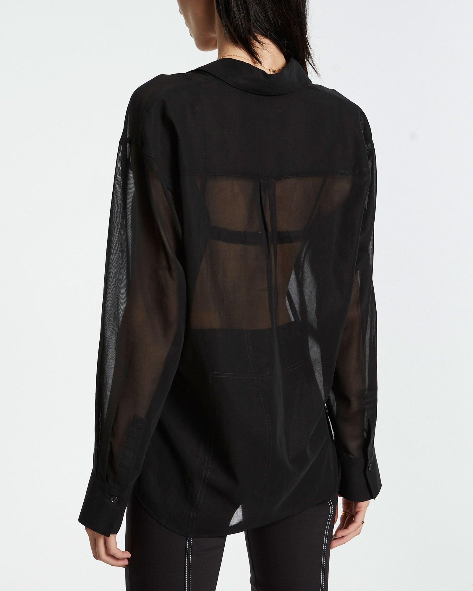 CHER LS SHIRT BLACK Female Product Image