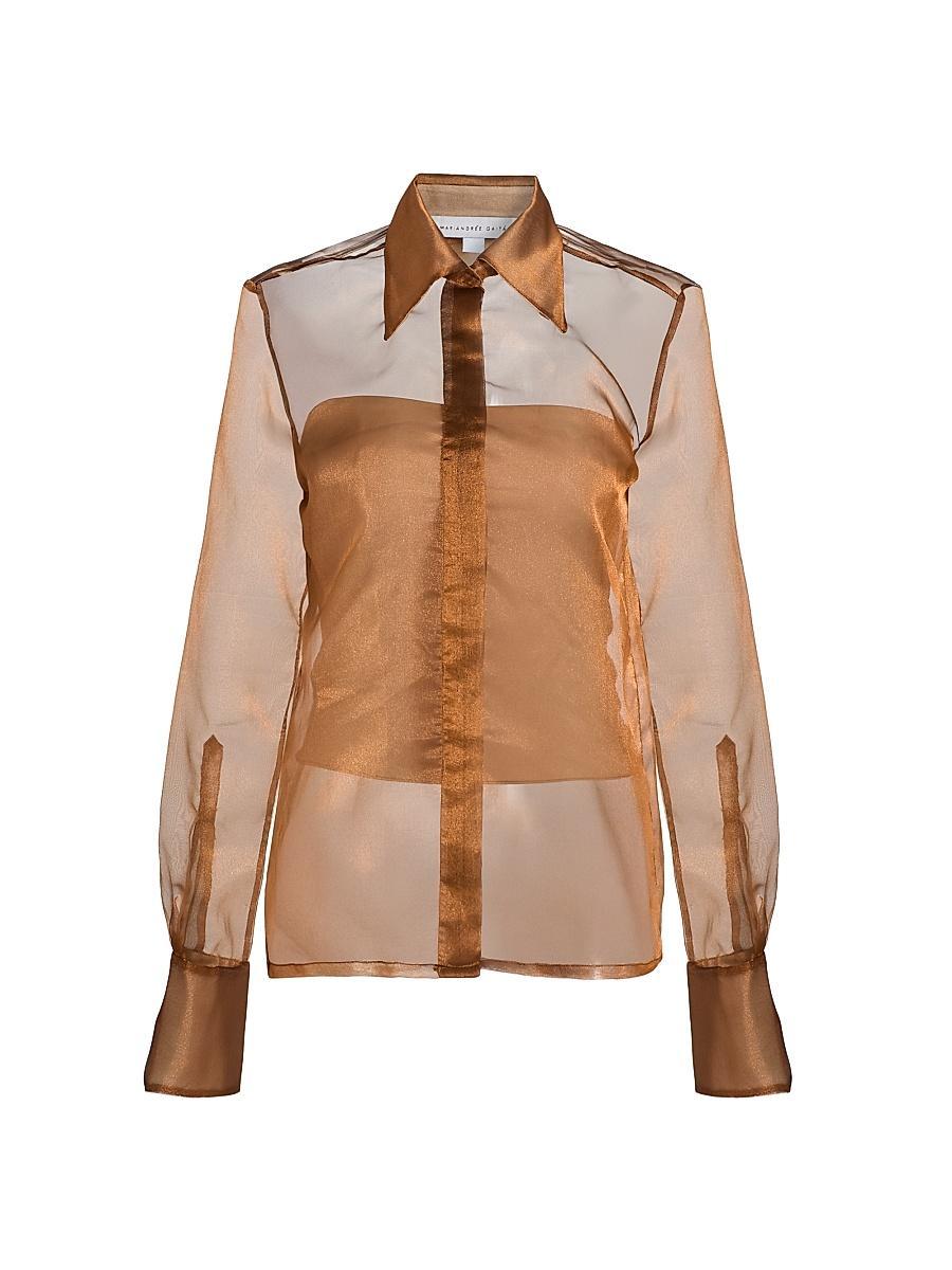 Womens Athenea Sheer Blouse Product Image