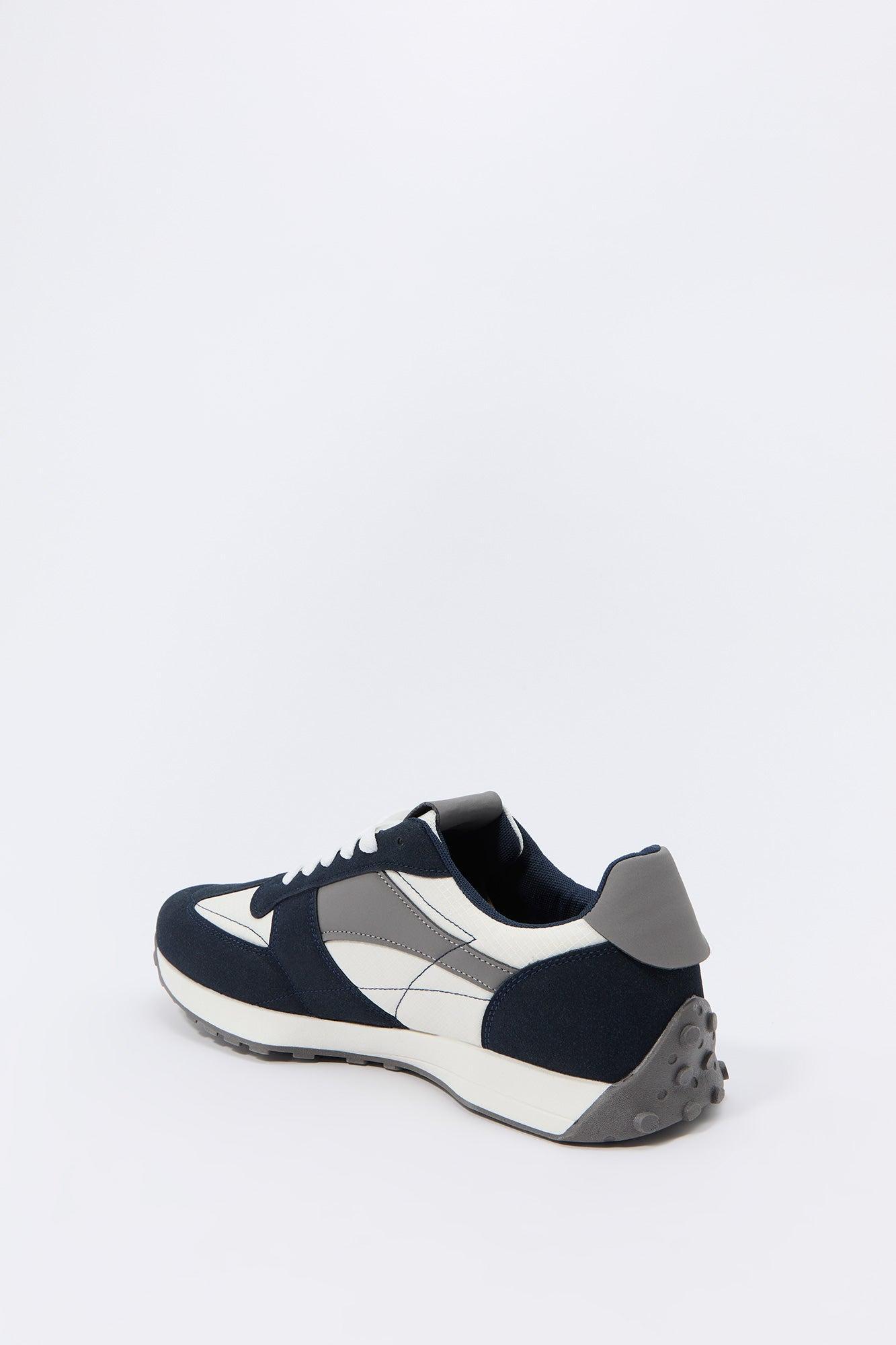 Faux Suede Colourblock Sneaker Male Product Image