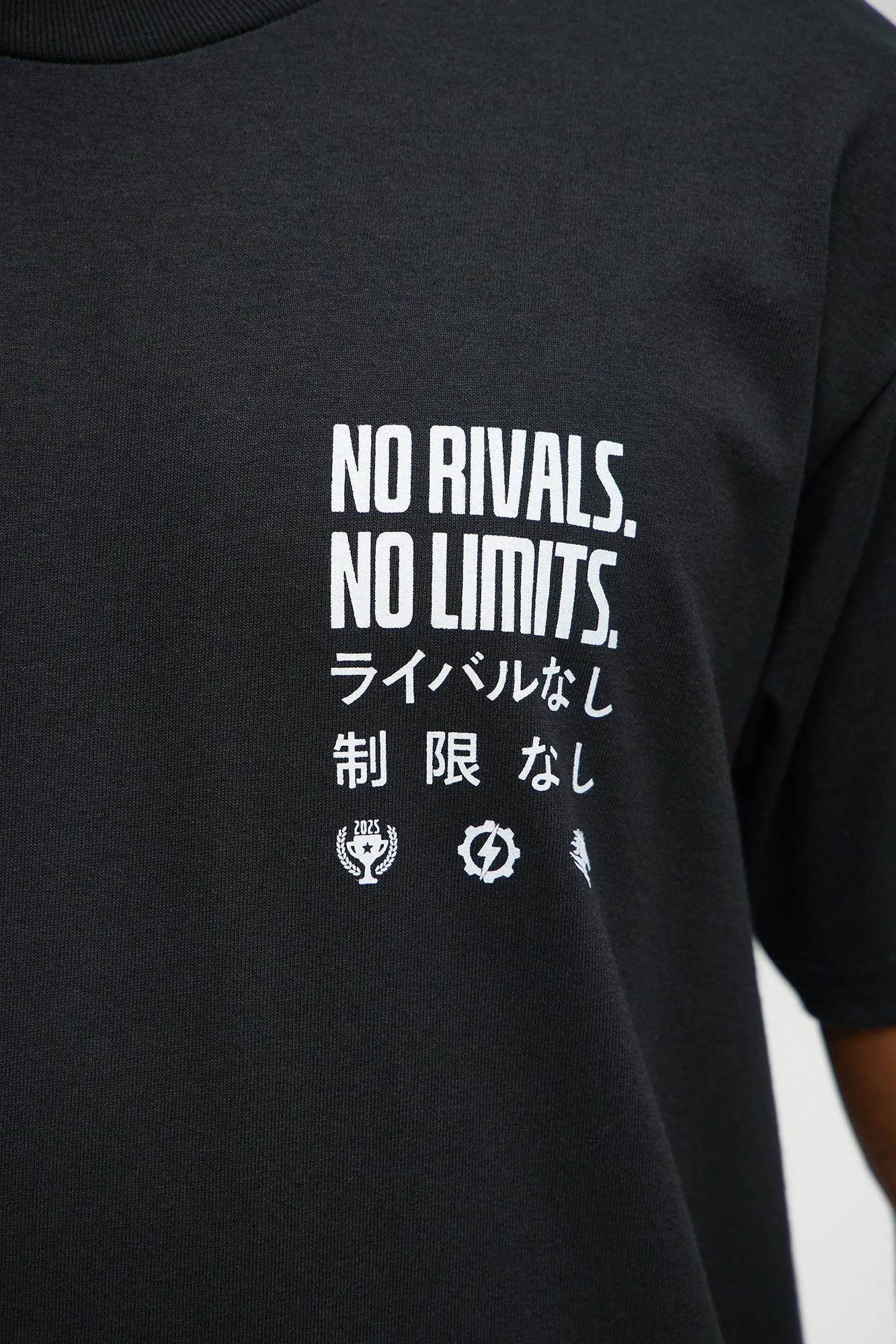 No Rivals No Limits Short Sleeve Tee - Black Product Image