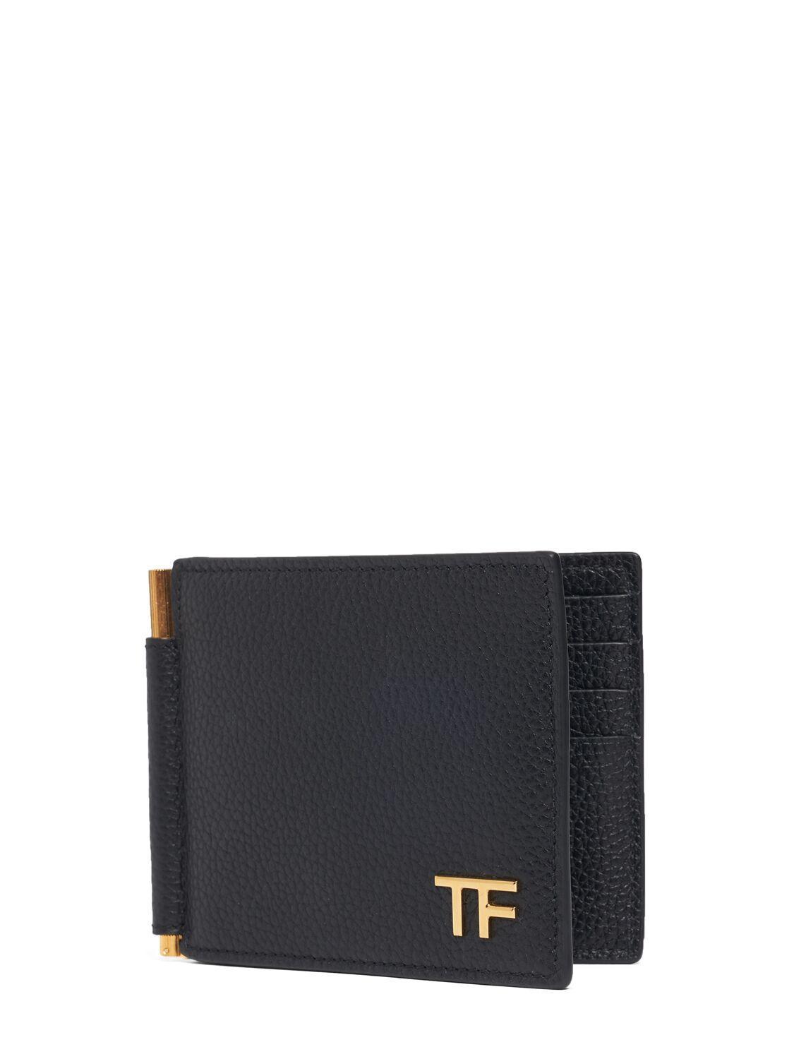 TOM FORD Soft Grained Leather Wallet In Black Product Image