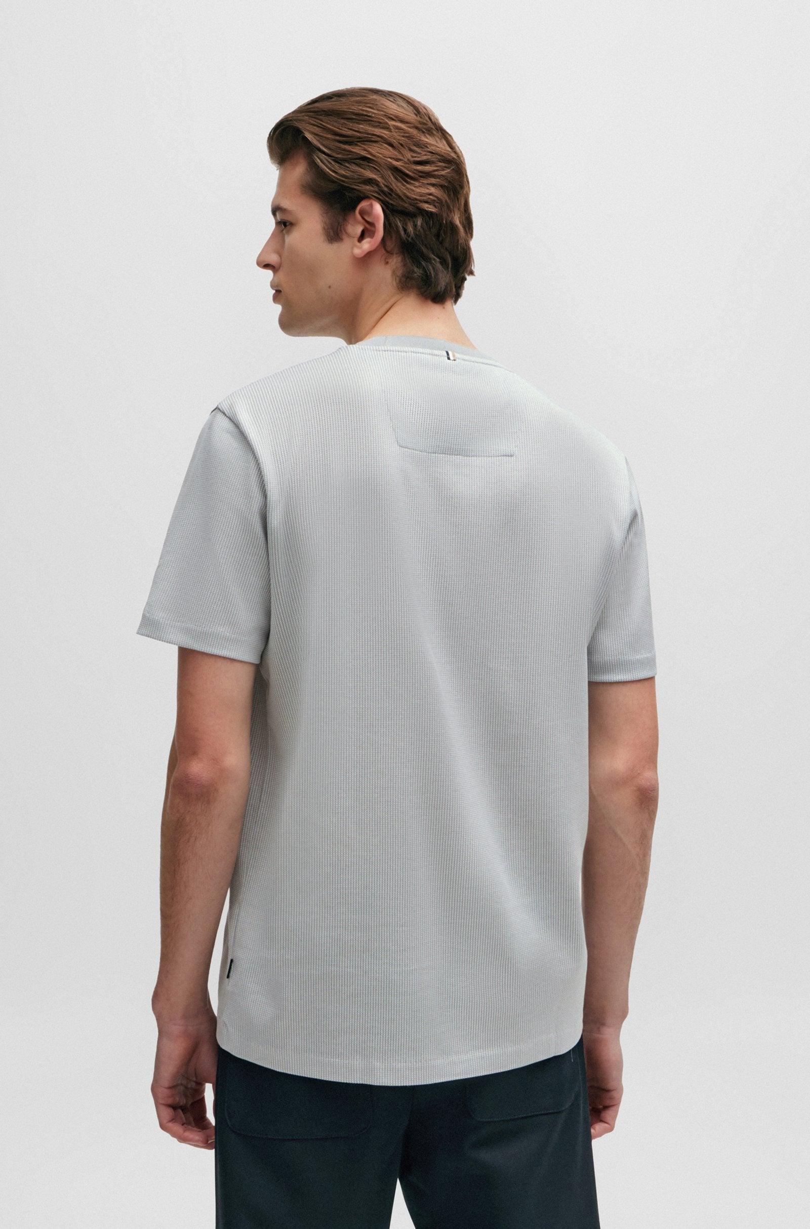 BOSS Cotton T-shirt With Mercerized Finish Product Image
