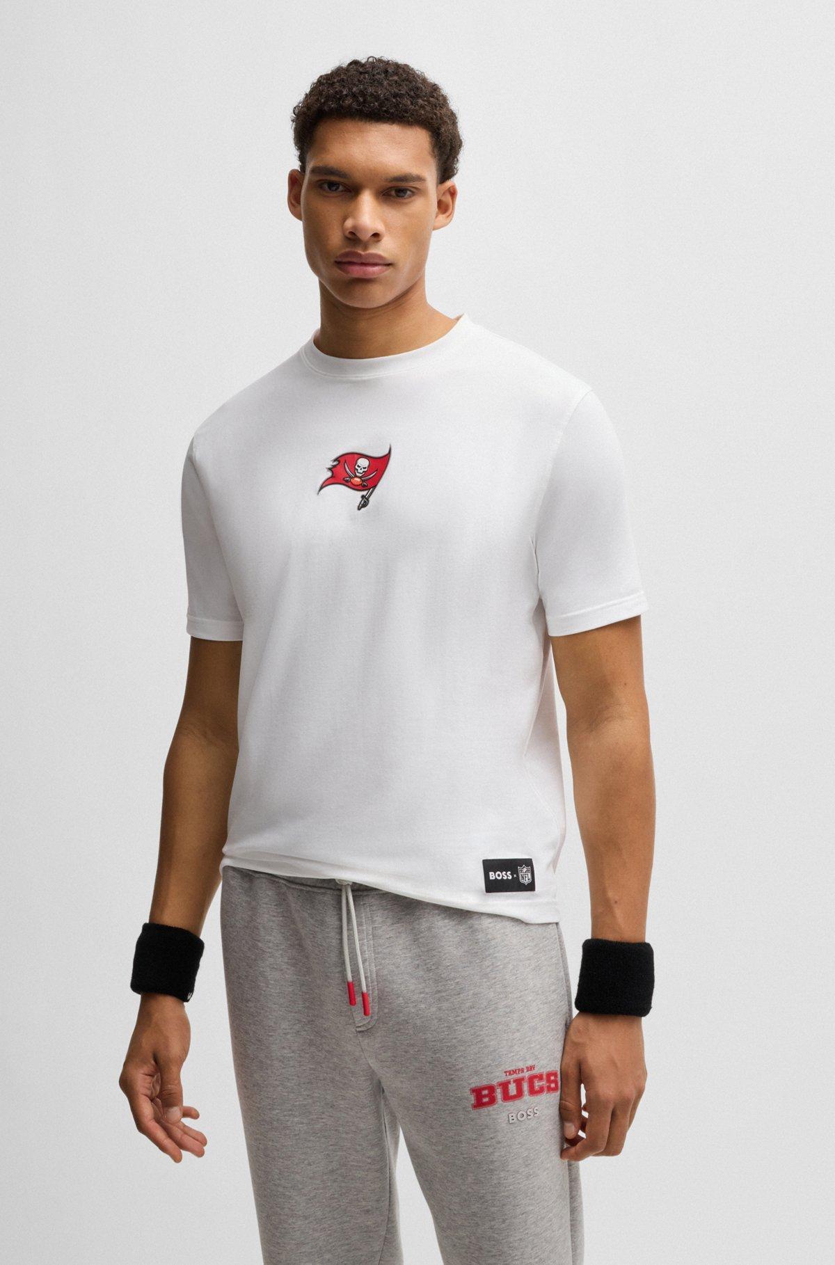 BOSS x NFL stretch-cotton T-shirt with special branding Product Image