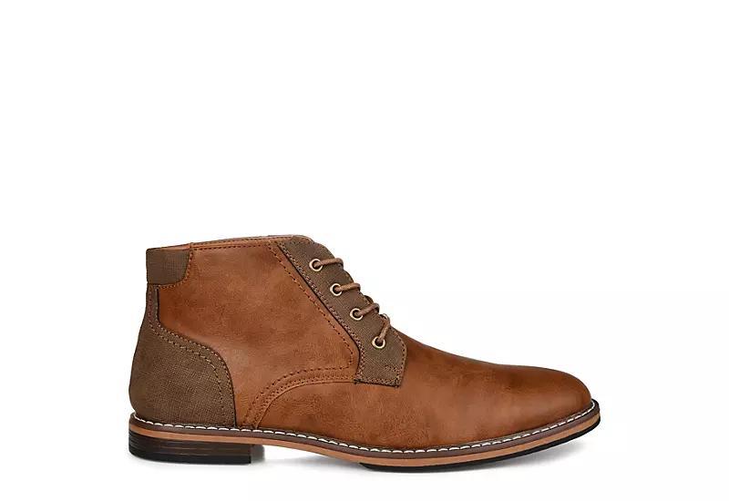 VANCE Franco Men's Plain Toe Chukka Boots, Size: 8.5, Brown Product Image