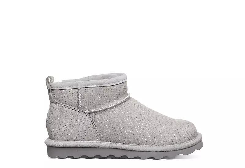 Bearpaw Womens Shorty Exotic Water Resistant Fur Boot Product Image
