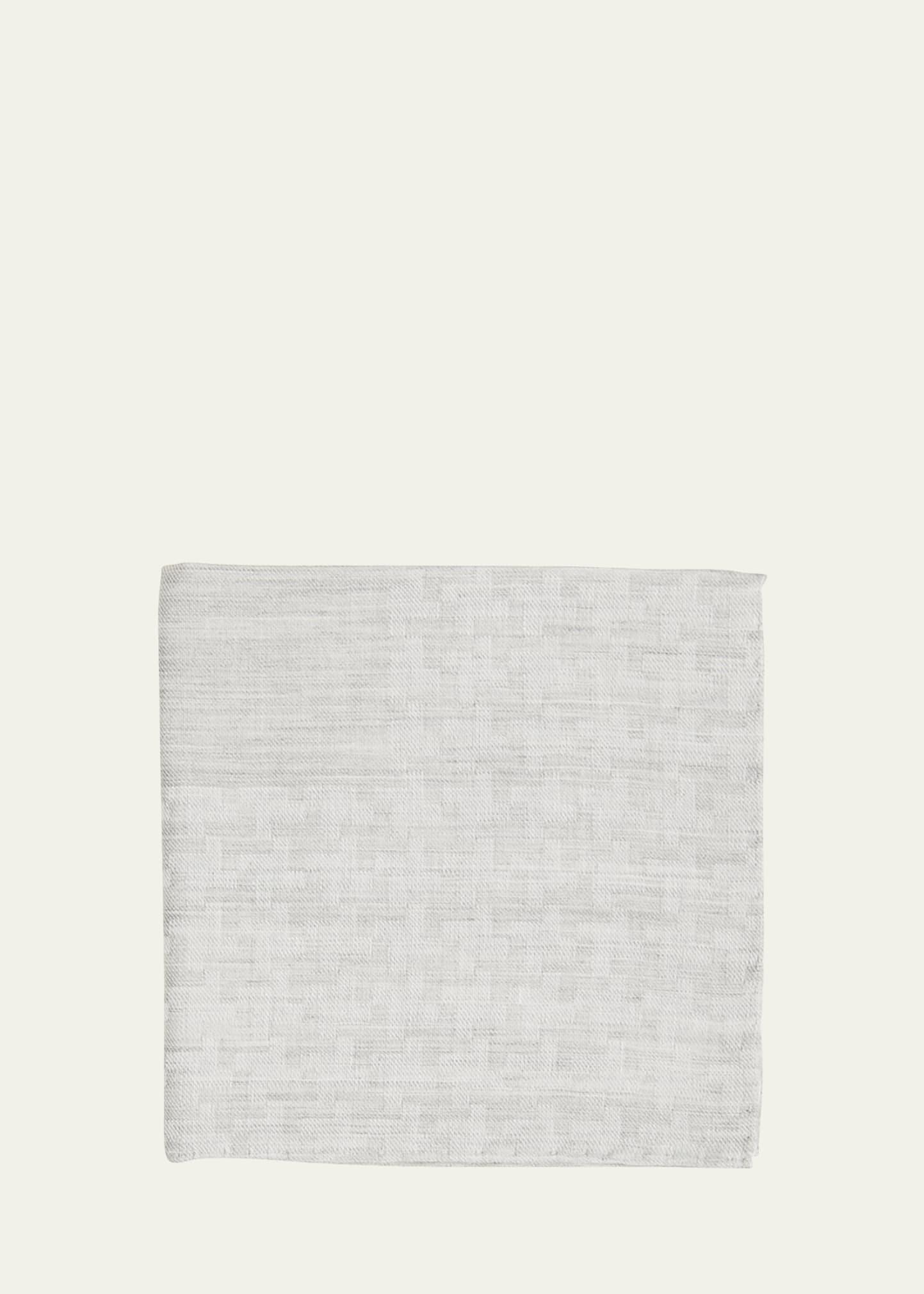 Men's Irregular Box-Print Cotton Handkerchief Product Image