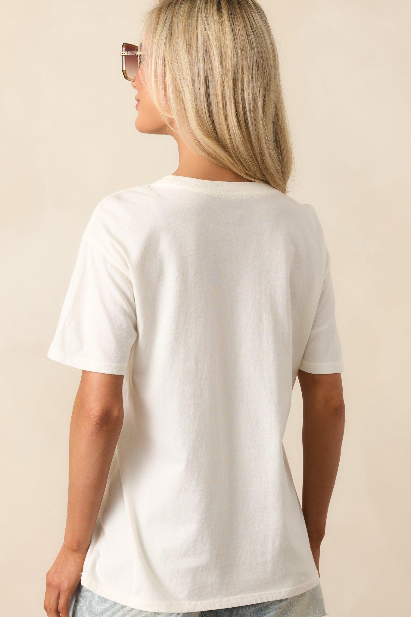 Z Supply Sea Salt Ivory Fun & Sun Boyfriend Tee Product Image