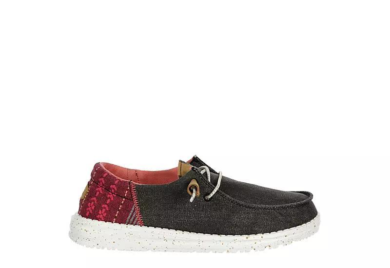 HEYDUDE Womens Wendy Chambray Woven Heel Slip Product Image
