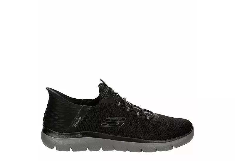 Skechers Hands Free Slip-ins™ Summits High Range Men's Shoes, Size: 9.5 XW, Black Grey Product Image