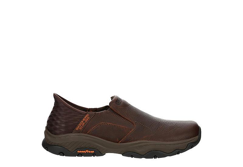 Skechers Hands Free Slip-ins® Relaxed Fit® Craster Lanigan Men's Shoes, Size: 10, Red Brown Product Image