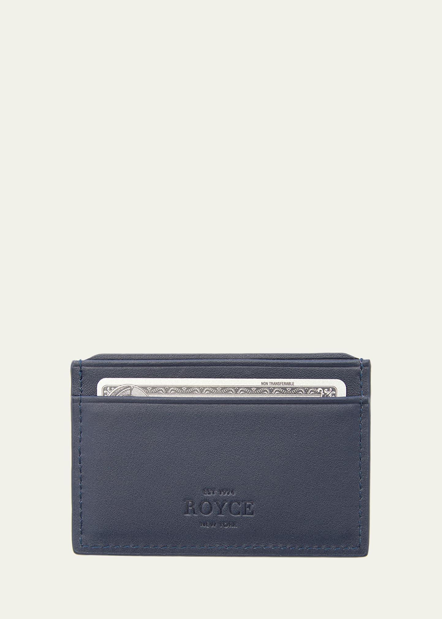 Womens RFID-Blocking Leather Card Case Product Image