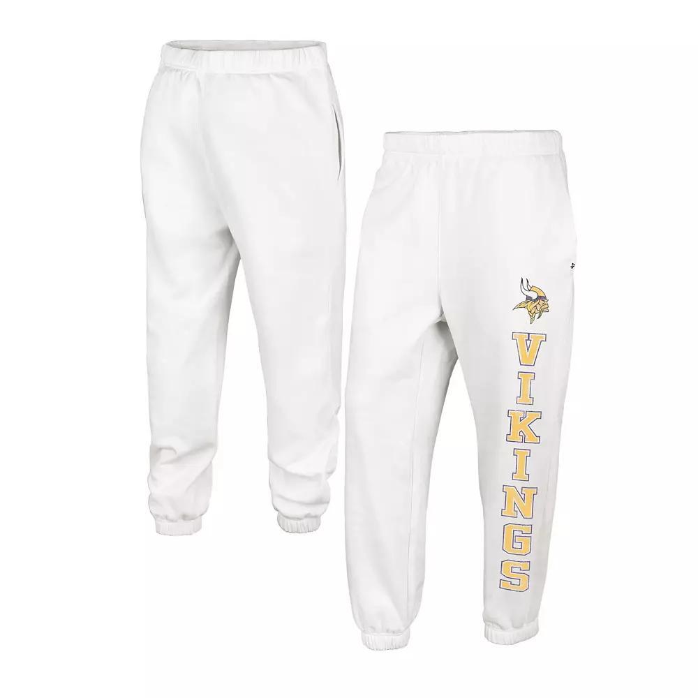 Women's '47 Oatmeal Minnesota Vikings Harper Joggers, Size: Large, Team Product Image