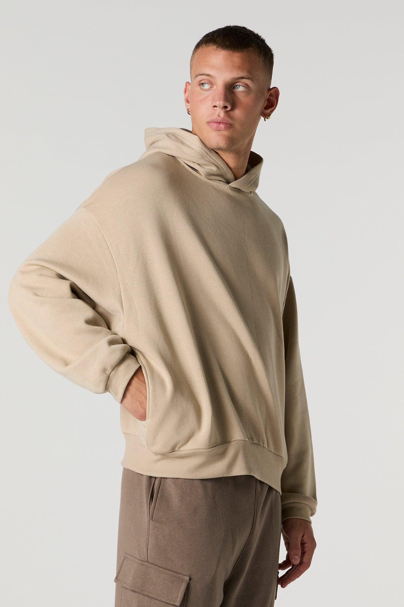 Boxy Fleece Hoodie Male Product Image