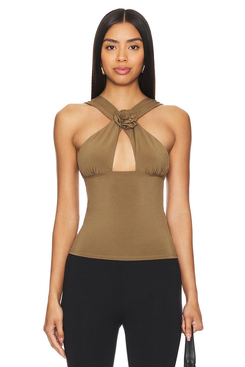 Rose Halter Top WeWoreWhat Product Image
