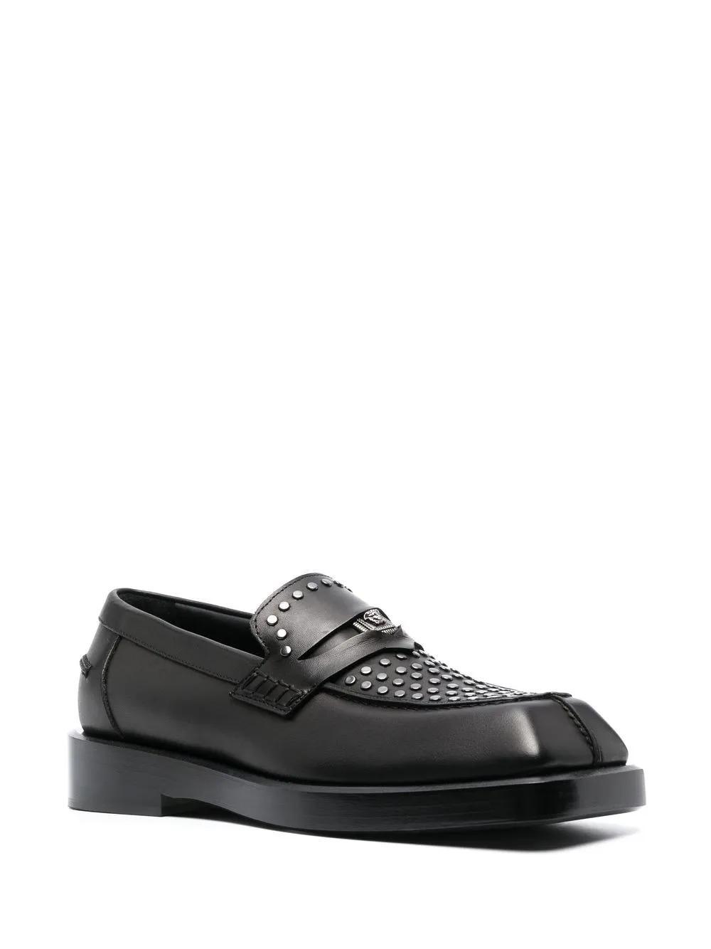 square-toe studded loafers Product Image