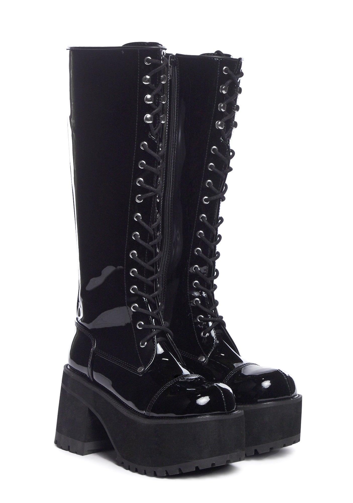 Patent Ranger-302 Knee High Boots Male Product Image